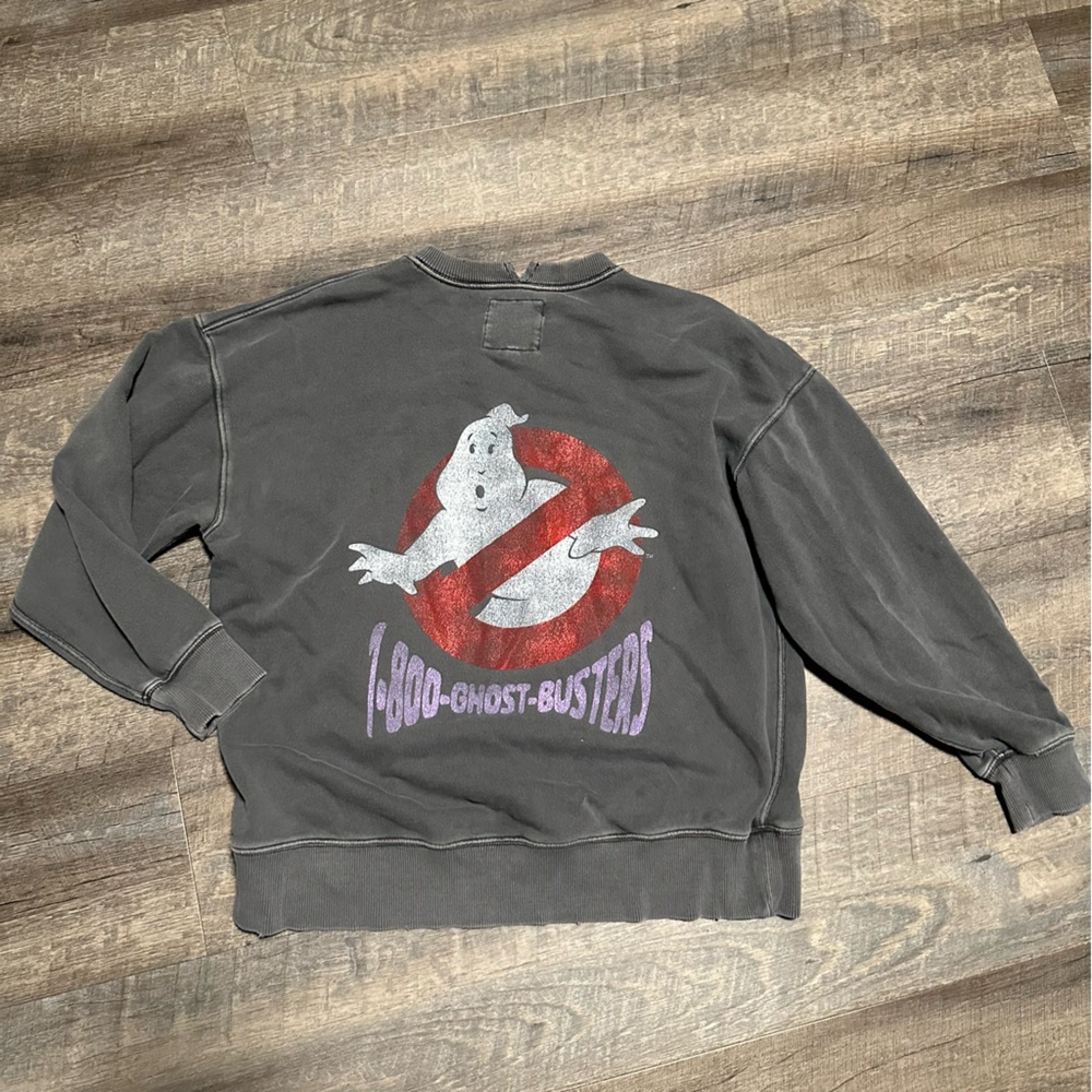 Aerie Ghostbusters Gray Sweater